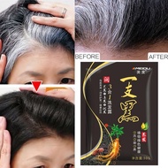 Organic Instant Hair Dye Shampoo Fast Black Hair Color Shampoo For Covering Gray Hair