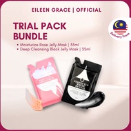 [Malaysia Official Store] Eileen Grace Jelly Mask Trial Pack Bundle | Moisturize Rose & Deep Cleansi