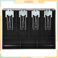SEL Portable Currency Till Replacement Money Organizer Storage Box with Clip