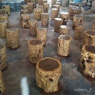 HY-# Wholesale Jujube Tree a Block of Wood Or Stone Log Stump Solid Wood Stump Root Carving Tea Table Stool Tea Stool ro