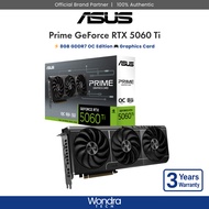 ASUS PRIME GeForce RTX 5060 Ti | 8GB GDDR7 | OC Edition | Graphics Card (PRIME-RTX5060Ti-O8G)