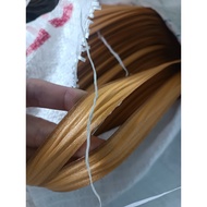 18mm embossed gold flat rattan yarn (18mm, 1.8cm)