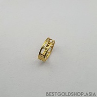 22k / 916 Gold Roman Number Ring