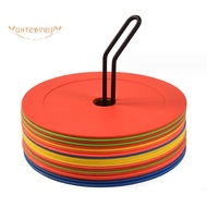 10Pcs Soccer Flat Cones Marker Disc Marker Disc Basketball Sports Speed Agility Training Markers,Por
