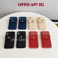 【Case Home】For OPPO A97 5G Case Silicone Full Case Anti-fingerprint Classic Solid Color Phone Case C