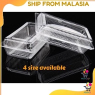 [100 pcs] Bekas Kuih OPS – Bekas Plastik Jelas Pakai Buang / OPS bakery container/ Kuih Container / 