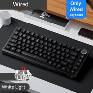Ajazz AK820/AK820Pro gaming mechanical keyboard Bluetooth 5.1/Wireless/wired c custom keyboard with 