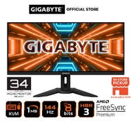 Gigabyte M34WQ Freesync Premium Gaming Monitor (34” WQHD 2K 144HZ 1MS 8BIT)