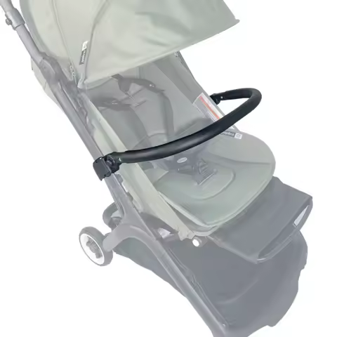 Stroller Armrest For Bugaboo Butterfly Buggy Bumper Bar with Leather Cover Adjustable Foldable Baby 