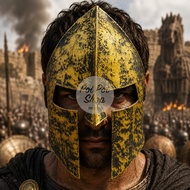 Sparta Soldier Gladiator Mask Halloween Costume Superhero Cosplay Mask Warrior Costume Mask Unique H