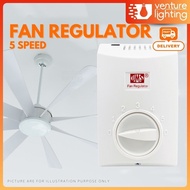 UMS 29C Fan Control Regulator Switch 5 Speed For Ceiling Fan UMS Fan Regulator Fan Controller for Al