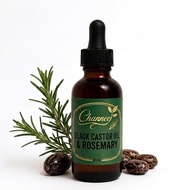 Black Castor Oil & Rosemary Organic 1 Pure Cold Pressed Unrefined Hexane Free Hair Growth Serum