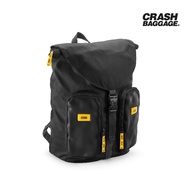 CRASH BAGGAGE กระเป๋าเป้สะพายหลัง รุ่น RUCKSACK สีดำ