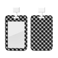 Dc Shoes USA Retractable Badge Holder, Durable Card Sleeve and Clip for ID, Keys, Access Cards, Cute