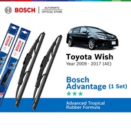 Bosch Advantage U Hook Wiper Set for Toyota Wish AE20 (24"/14")