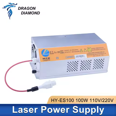 HY-ES100 ESA100 Laser Power Supply Matching Ruida Controller Laser Tube 100W 130W Laser Source PSU F