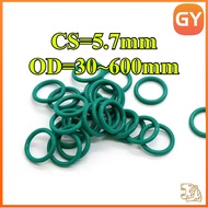 Gasket Getah O-Ring Car Air Cond Washer Rubber Grommet Nitrile Rubber Gasket Seal Ring CS5.7mm OD30-