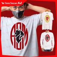 FANS SOCCER T-Shirt AC Milan DIAVOLO ACM White 100% Cotton Milanisti T-Shirt/ AC Milan Long Short Sl
