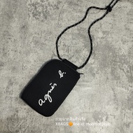 Agnes b Wallet + Phone Holder On The Back Hanging Neck Rope Can Be Used