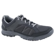 HITAM Decathlon Quechua Men's Mountain Shoes Nh100 Black - 8354268