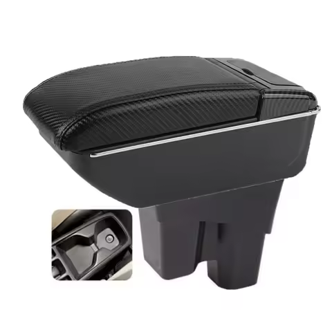 Honda City GM6 Armrest box central console storage case driver elbow support rest arm