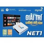 Android tivi Box MyTV NET 2GB bản 2022 4K utra, điều khiển giọng nói 1 chạm - HÀNG CHÍNH HÃNG