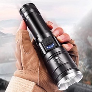 Eclairex Telescopic Zoom Powerful Flashlight Rechargeable Tactical Flashlight Strong Light Waterproo