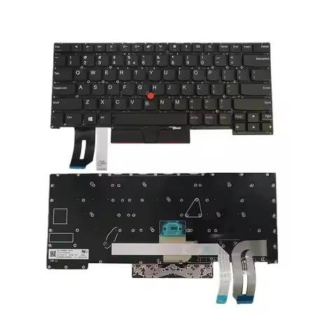 Replacement US Keyboard for Lenovo ThinkPad T490S T495S T14S P1 X1 Extreme Gen1 Gen2 Laptop No Frame