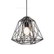 Tangled diamond pendant lamp