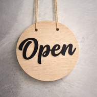 Sign Open Close - open close signage Indoor Sign Papan Tanda