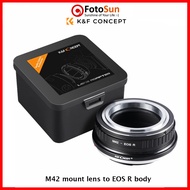 K&F Concept manual lens to Canon EOS R body M39, M42, Nikon F & Leica M