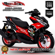 Decal Stiker New Aerox Connected 2021 Full Body Motif Withu Warna Merah