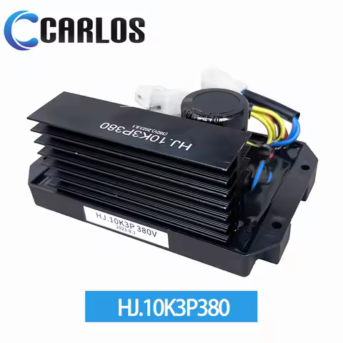 HJ.10K3P380 AVR 3 Phase 380V 7Wires 10KW 15KW Portable diesel Generator Automatic Voltage Regulator 