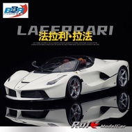 1: 18 BBR Ferrari LaFerrari LaFerrari Convertible Version Supercar Metal White Simulation Car Model 