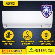 (With Install JB) DAIKIN 1HP 1.5HP 2HP 2.5HP Non-Inverter Inverter R32 aircond FTV WIFI FTKF WIFI SMART CONTROL