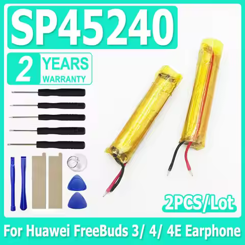 2pcs/lot New SP45240 Replacement Battery For Huawei FreeBuds 3 Freebuds 4 4E Wireless Bluetooth TWS 