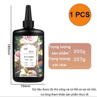 Keo Resin UV Loại Cứng keo không mùi Trong Suốt làm mắt nước baby three mặt dây chuyền làm thủ công