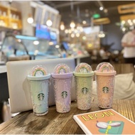 Starbucks Rainbow Beads Colourful Tumbler Cup 550ml