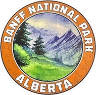 Banff National Park Canada Sticker Alberta Decal Vinyl 3" Laptop Bumper Sticker