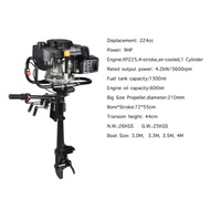 4 Stroke 9HP 224cc Outboard Boat Motor gasoline boat engine petrol outboard engine short shaft