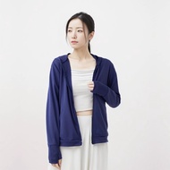 UPF50+吸濕排汗女防曬外套_連帽丈青