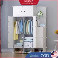 DIY Almari Baju Murah Cabinet Design Multi-Purpose Wardrobe Clothes Cabine Dust Water Resistance 衣柜