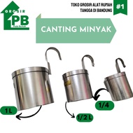 Liter Canting Oil Measuring Cup 1/ 2 Liter Aluminum Canting Oil Measuring Canting