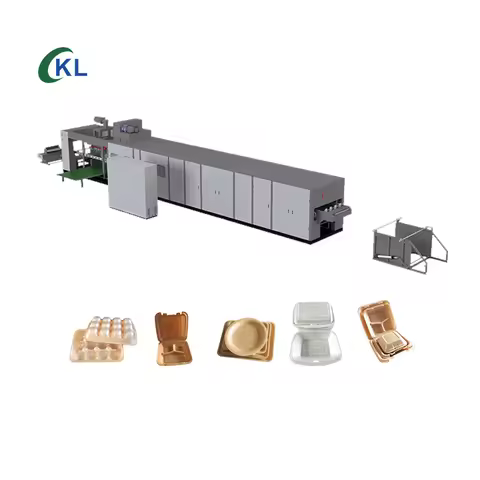 Automatic Styrofoam Thermocol Polystyrene Disposable Plastic Vacuum Plastic Molding Box Machine