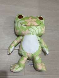 日本 景品 pickles the frog 楓葉花紋 青蛙公仔