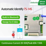 JiaBaiDa Automized Identify 7s-14s 7S 8S 9S 10S 11S 12S 13S 14S 20A 30A LFP NMC Smart BMS 24V 36V 48