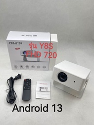 projector mini Android13 มินิโปรเจคเตอร์ mini projector ความชัด4K ดู netflix ได้ ไม่ต้องปิดไ