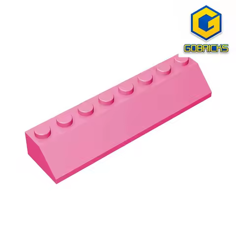 Gobricks GDS-736 ROOF TILE 2X8/45 - 2x8 45 Slope roof tiles compatible with lego 4445 children's DIY