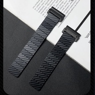 Luxury Carbon Fiber Male Watch Strap For Garmin 26MM 22MM Fenix 7S/6S/6S pro/5S/5S plus Instinct 2S 