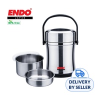 Endo 1.7Lt Double S/Steel Vacuum Insulated Thermal Food Jar